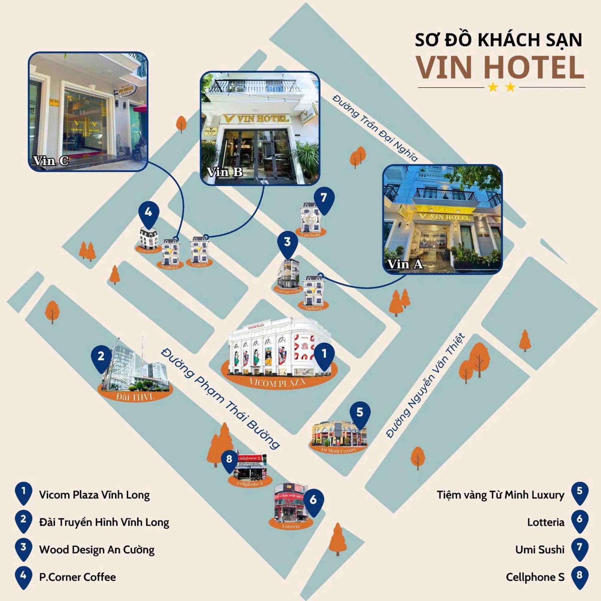 Vin Hotel Vĩnh Long Zewnętrze zdjęcie